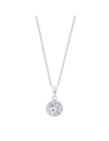 COLLAR COLGANTE REDONDO LOTUS SILVER...