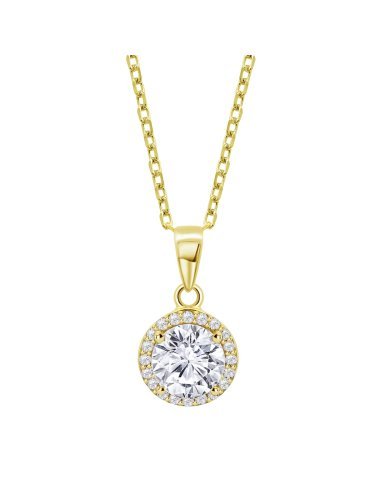 COLLAR COLGANTE REDONDO DORADO LOTUS...