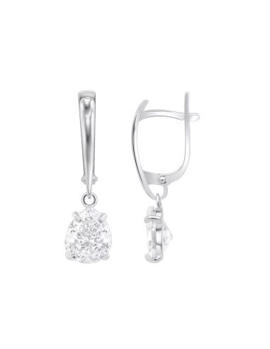 PENDIENTE LOTUS SILVER CIRCONITA Y...