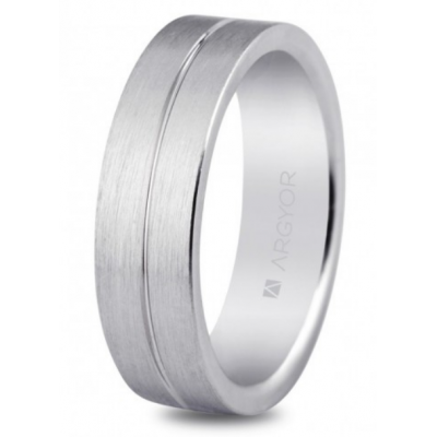 Alianza de plata 6mm confort