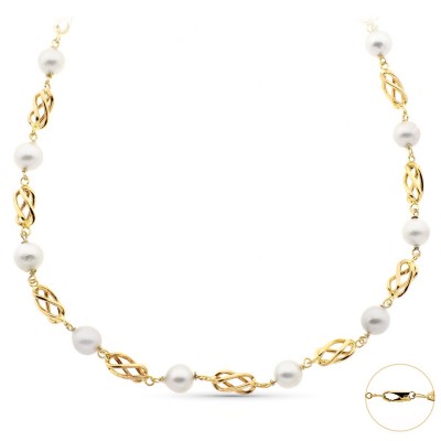 18K COLLAR ORO AMARILLO CON...