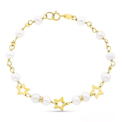 9K PULSERA ORO AMARILLO CON...