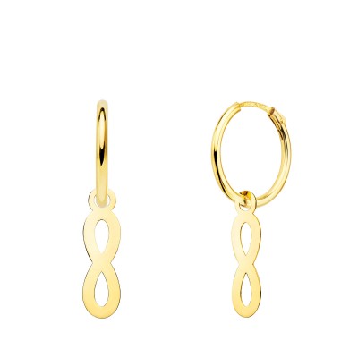 18K AROS ORO AMARILLO TUBO...