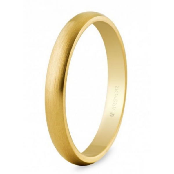 Alianza de boda oro amarillo 3mm...