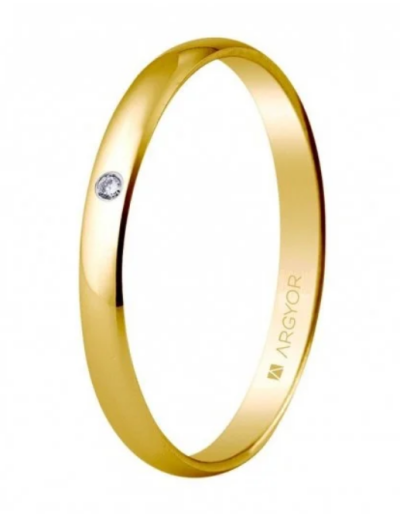 Alianza de boda oro y...