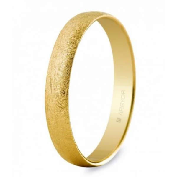 Alianza de boda en oro de 2,5mm...