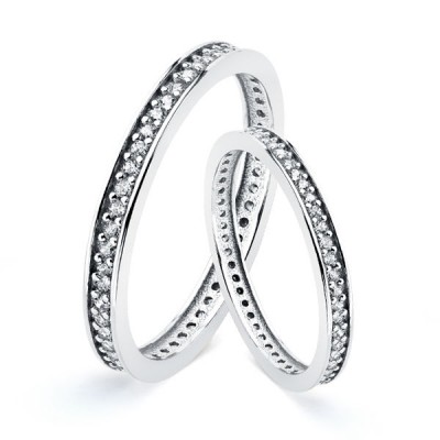 18K ALIANZA ORO BLANCO...