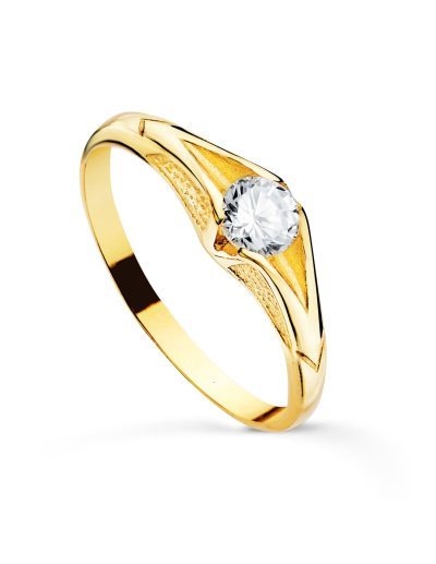 18K SOLITARIO ORO AMARILLO...