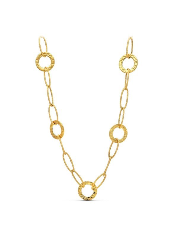 18K GARGANTILLA ORO AMARILLO ESLABONES