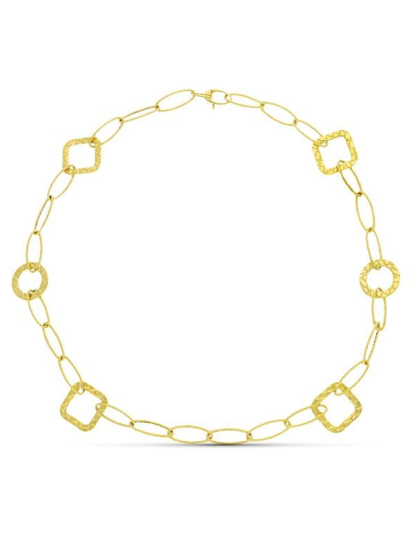 18K GARGANTILLA ORO AMARILLO ESLABONES