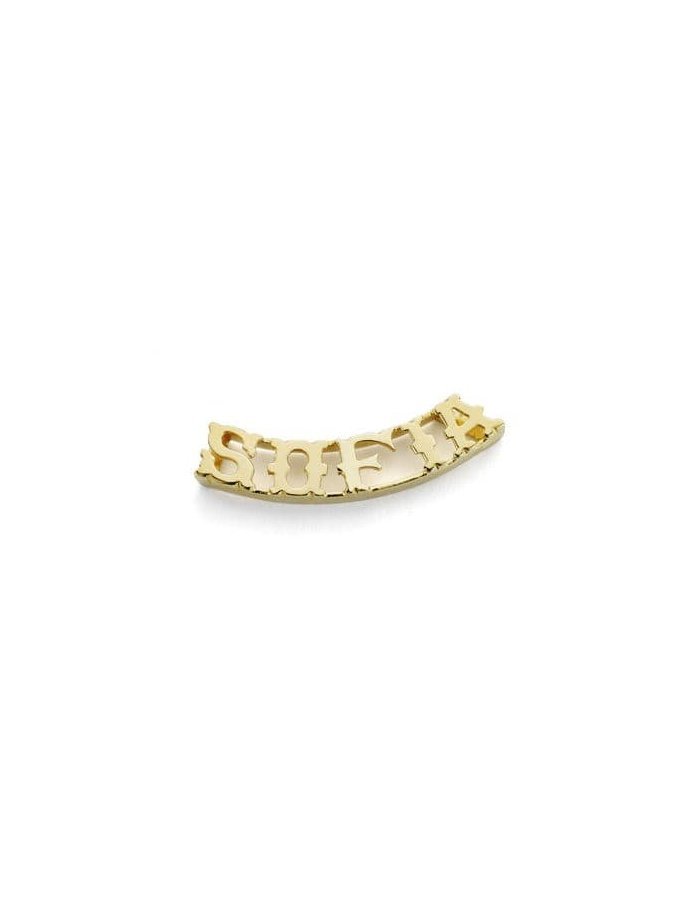 18K COLGANTE NOMBRE PERSONALIZADO 5...