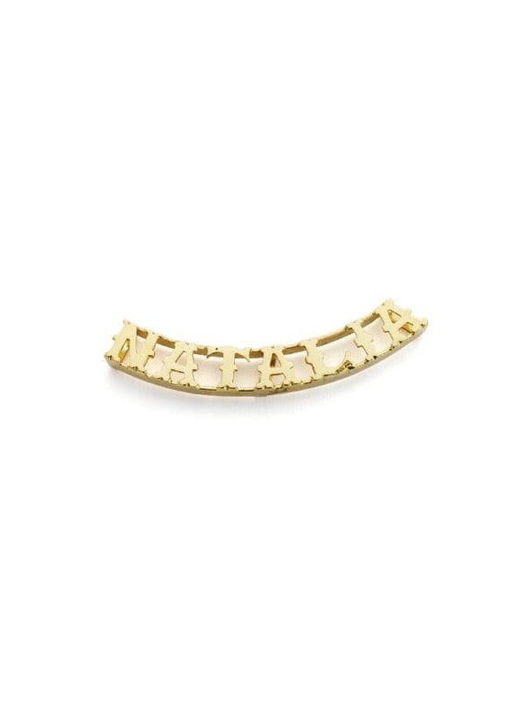 18K COLGANTE NOMBRE PERSONALIZADO 7...