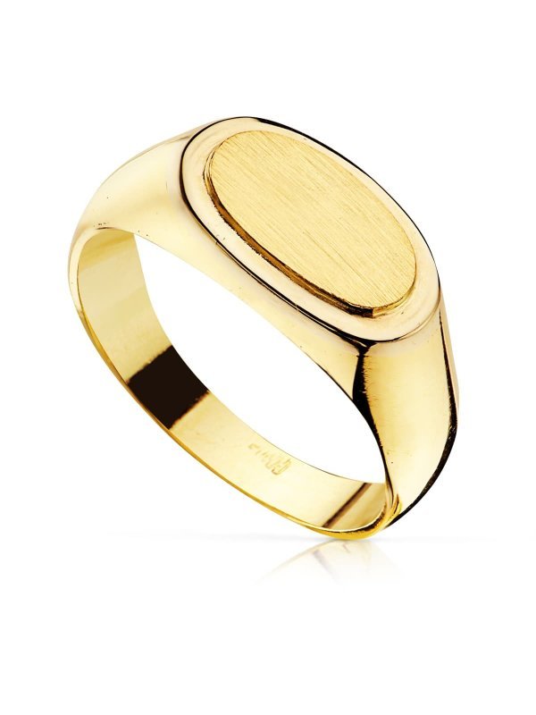 18K SELLO ORO AMARILLO CABALLERO...