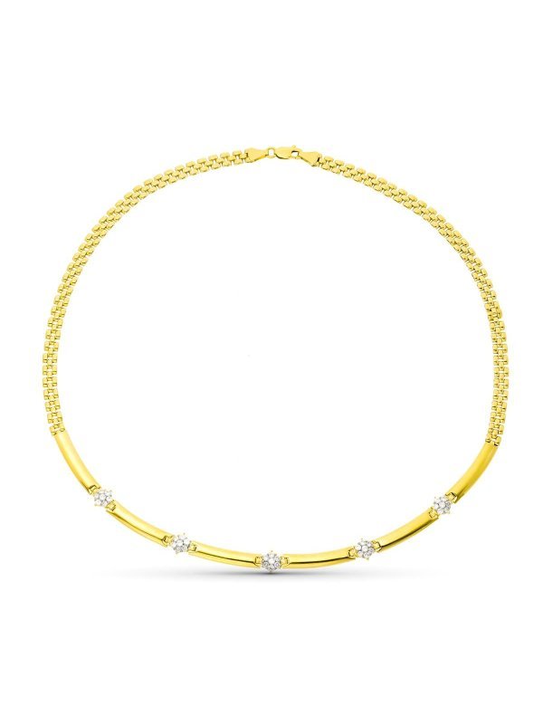 18K GARGANTILLA ORO AMARILLO PANTER...