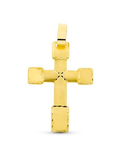18K CRUZ ORO AMARILLO...
