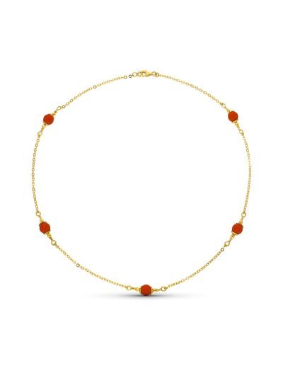 18K COLLAR ORO AMARILLO Y...