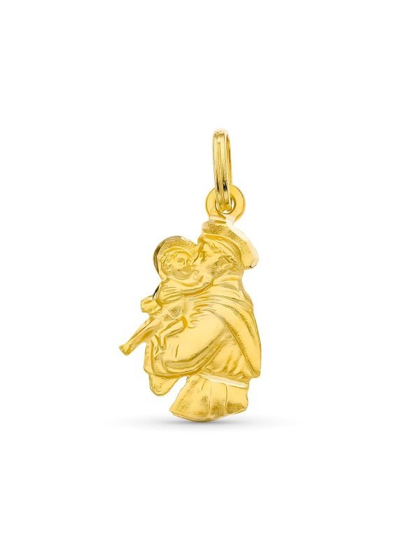 18K MEDALLA ORO AMARILLO SAN ANTONIO...