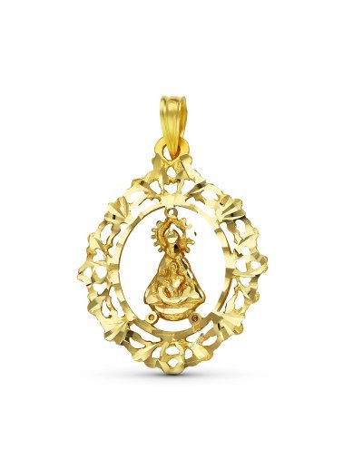 18K MEDALLA VIRGEN DE...