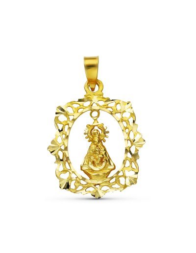 18K MEDALLA VIRGEN DE...