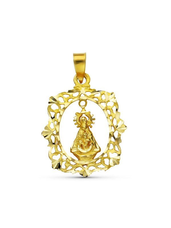 18K MEDALLA VIRGEN DE TISCAR CERCO...