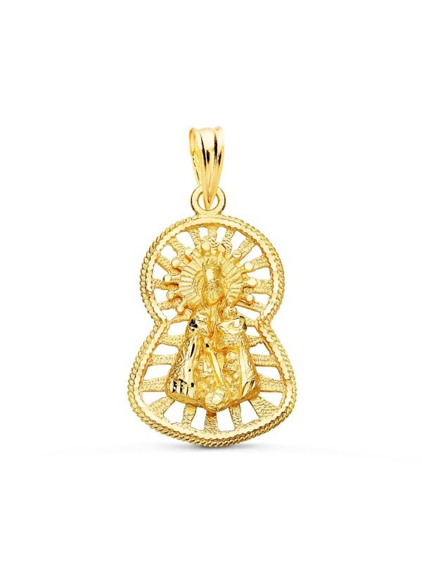 18K MEDALLA ORO AMARILLO VIRGEN DE...