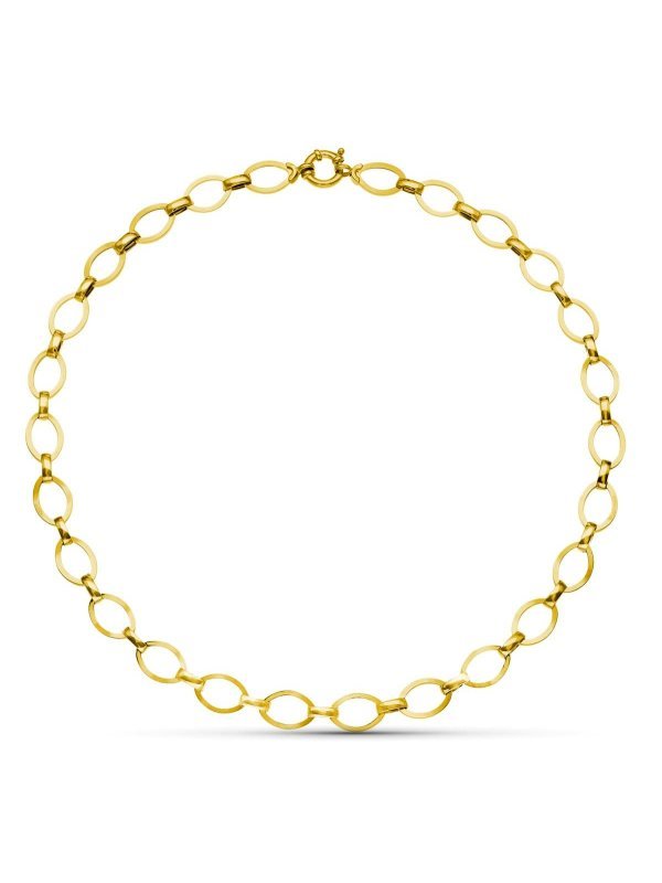 18K GARGANTILLA ORO BICOLOR ESLABONES...