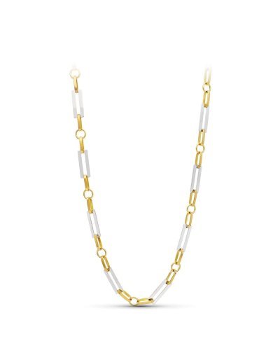 18K GARGANTILLA ORO BICOLOR...