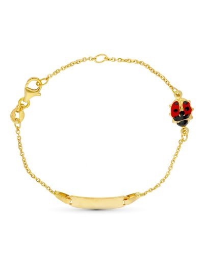 18K ESCLAVA ORO AMARILLO...