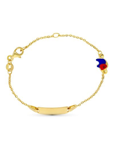18K ESCLAVA ORO AMARILLO...