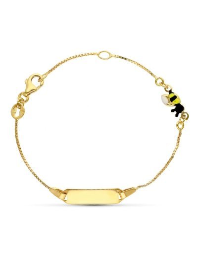 18K ESCLAVA ORO AMARILLO...