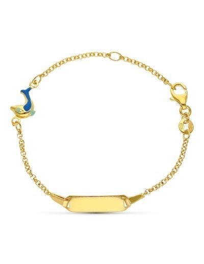 18K ESCLAVA ORO AMARILLO...