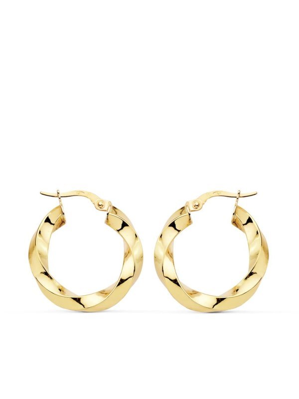 18K AROS ORO AMARILLO BRILLO...