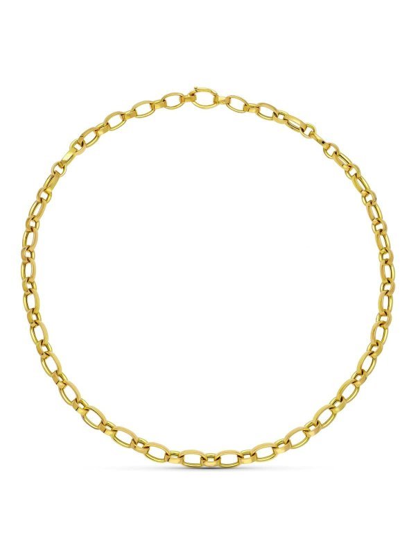 18K GARGANTILA ORO AMARILLO ESLABONES...