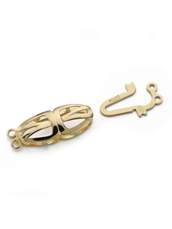 18K FORNITURA BROCHE DE COLLAR...