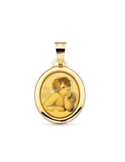18K MEDALLA ORO AMARILLO...