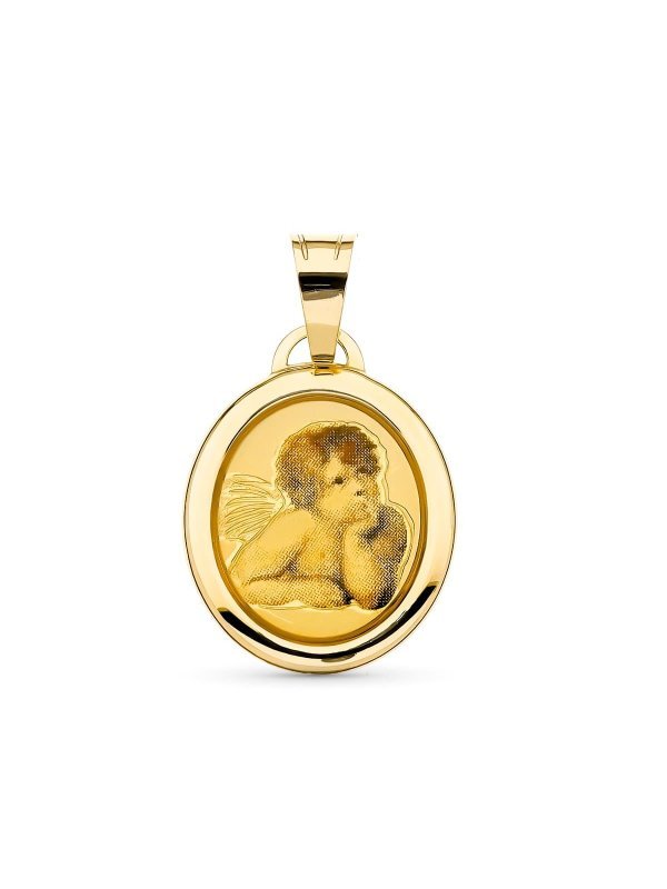 18K MEDALLA ORO AMARILLO ANGELITO...