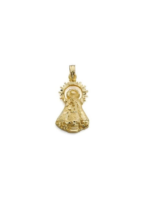 18K SILUETA VIRGEN DE CASTELLAR 25X13 MM