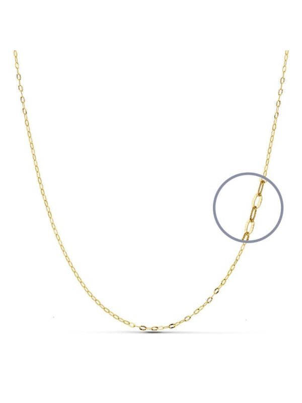 18K CADENA ORO AMARILLO ESLABONES...