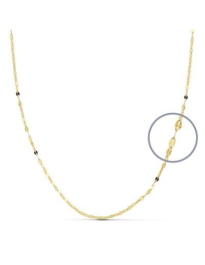18K CADENA MACIZA...