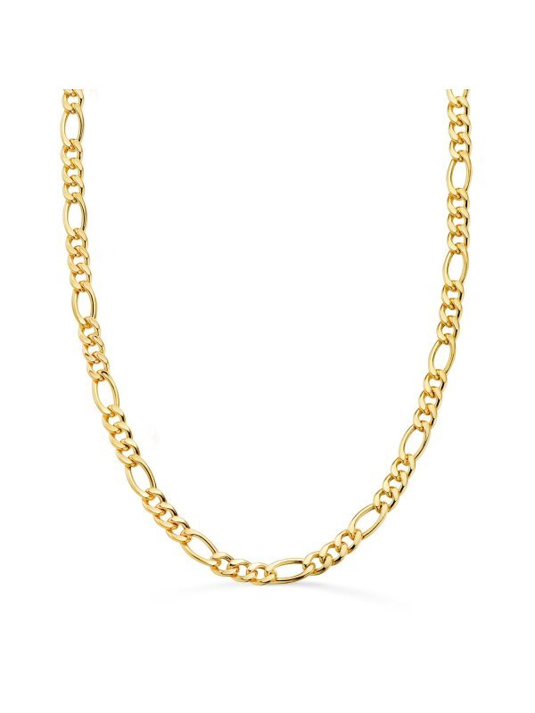 18K CADENA ORO AMARILLO HUECA ESLABON...