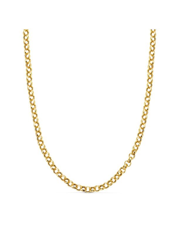 18K CADENA ORO AMARILLO ROLO HUECO...
