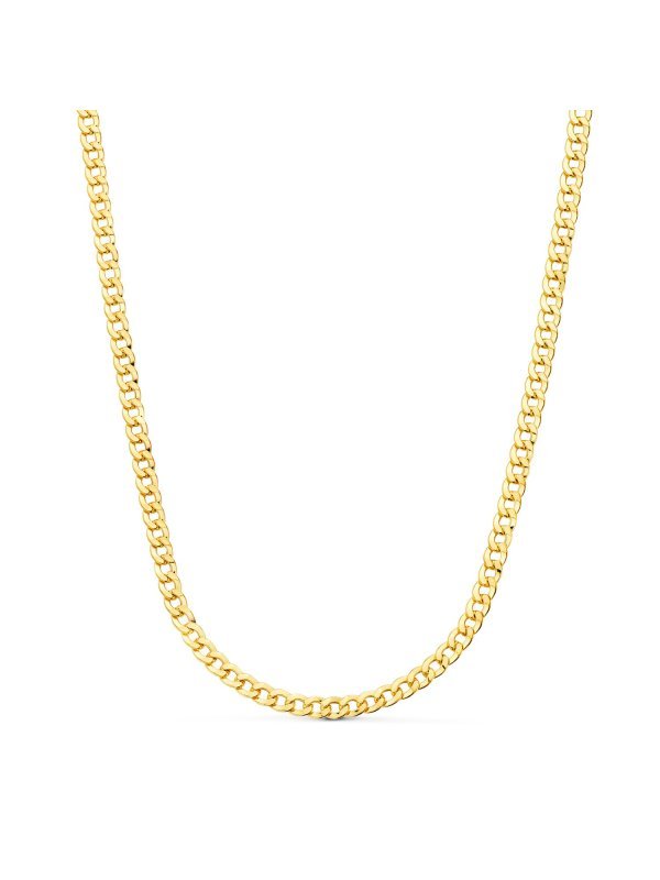 18K CADENA ORO AMARILLO BARBADA HUECA...