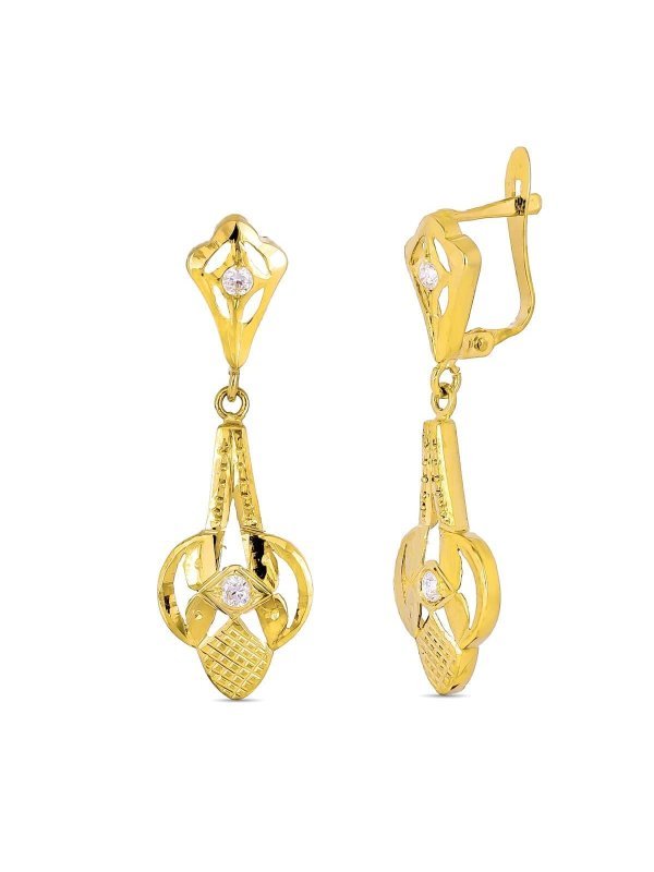 18K PENDIENTES CUBANAS