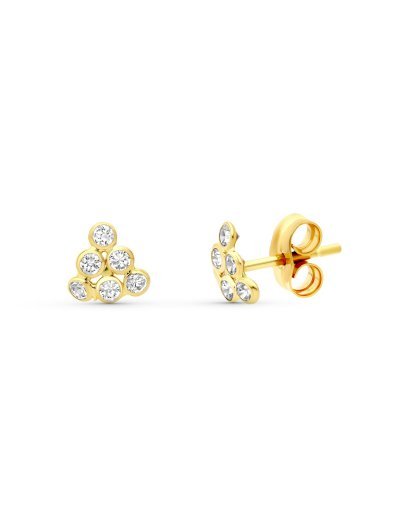 18K PENDIENTES ORO AMARILLO...