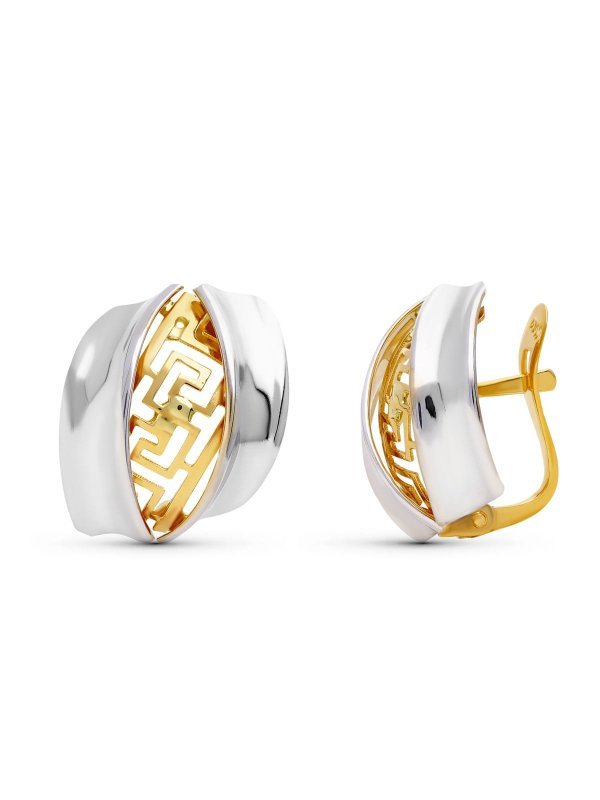 18K PENDIENTES ORO AMARILLO CUAJO...