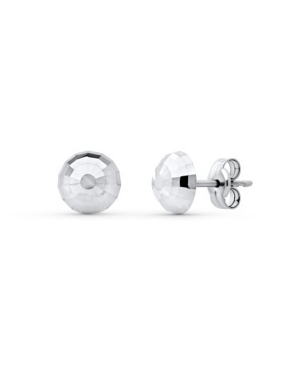 18K PENDIENTES ORO BLANCO...