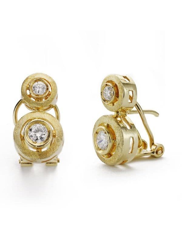 18K PENDIENTES TU Y YO 2 CIRCONITAS...
