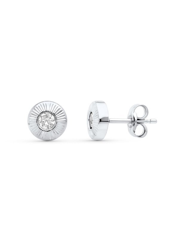 18K PENDIENTES ORO AMARILLO CERCO....