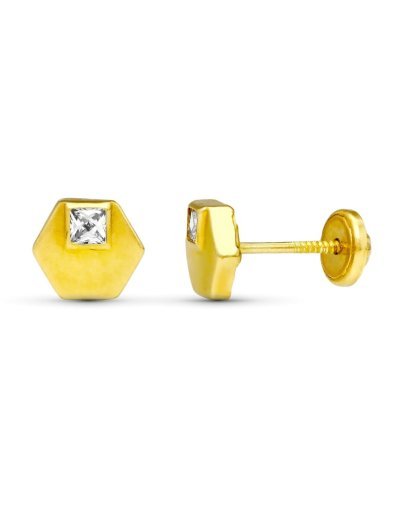 18K PENDIENTES ORO AMARILLO...