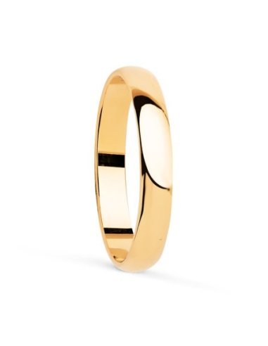 18K ALIANZA ORO AMARILLO LISA BRILLO...